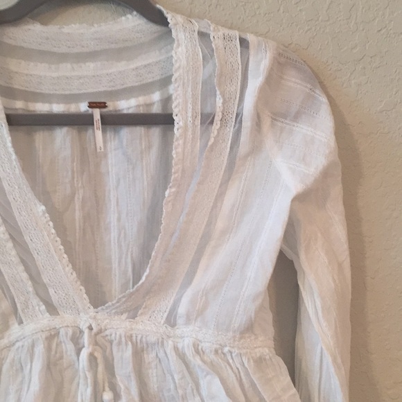 Free People Oberoi Boho Cropped Blouse - Picture 7 of 11